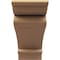Ekena Millwork 12"W x 36"D x 24"H Classic Mayflower Rough Cedar Woodgrain TimberThane Corbel, Primed Tan CORUR12X36X24MAYRCPR - alternate 4